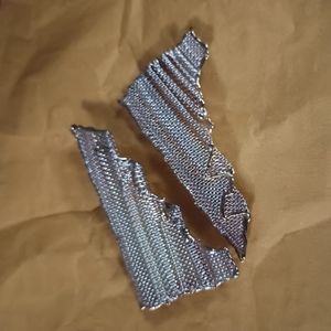 Stunning Vintage pair of 925 Sterling Silver Clip On Earrings